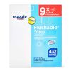 Equate Fresh Scent Flushable Wipes, 9 Resealable Packs of 48 Wipes (432 Total Wipes)