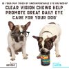 Eye Vitamins for Dogs Dog Vision Supplement for Tear Stains Dog Eye Care Immune Support Vitamin С Carrot Fish Oil Lutein 180 Soft Chews with Duck Flav