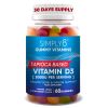 Vitamin D3 2000 IU Supports Immunity Bone Joint Health 1 Mo. Supply Chewable Gummies Tapioca Based for Kids and Adults Vegetarian Kosher Halal