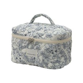 Travel Cosmetic Bags for Women(3 pcs) Cute Floral Makeup Bag (Type: Style C, Color: As pic show)