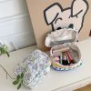 Travel Cosmetic Bags for Women(3 pcs) Cute Floral Makeup Bag