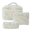 Travel Cosmetic Bags for Women(3 pcs) Cute Floral Makeup Bag