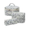Travel Cosmetic Bags for Women(3 pcs) Cute Floral Makeup Bag